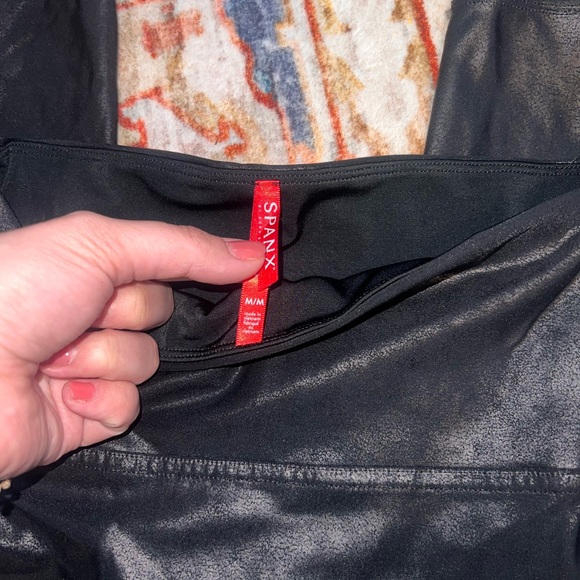 Spanx SPANXshape Stretch Leggings Women’s Compression Leggings Black Size M - Picture 6 of 6